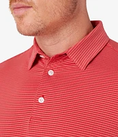 Mizzen+Main Performance Stretch Copa Seersucker Short Sleeve Polo Shirt