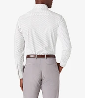 Mizzen+Main Performance Stretch Leeward Mini Print Long Sleeve Woven Shirt