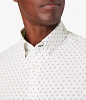 Mizzen+Main Performance Stretch Leeward Mini Print Long Sleeve Woven Shirt