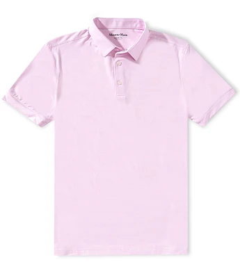 Mizzen+Main Performance Stretch Versa Feeder Stripe Short Sleeve Polo Shirt