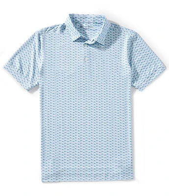 Mizzen+Main Performance Stretch Versa Island Time Short Sleeve Polo Shirt