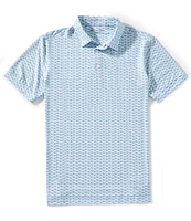 Mizzen+Main Performance Stretch Versa Island Time Short Sleeve Polo Shirt