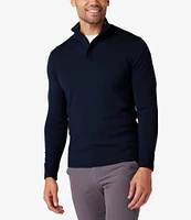 Mizzen+Main Preston Merino Wool Quarter-Zip Pullover