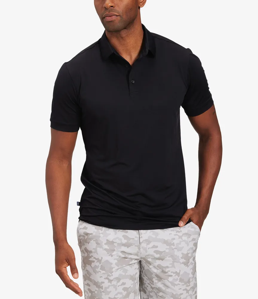 Mizzen+Main Versa Solid Performance Stretch Short Sleeve Polo Shirt