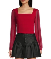 Moa Moa Balloon Sleeve Corset Top