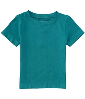 Moa Moa Big Girls 7-16 Short Sleeve Seamless T-Shirt