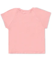 Moa Moa Big Girls 7-16 Short Sleeve Tie-Front T-Shirt