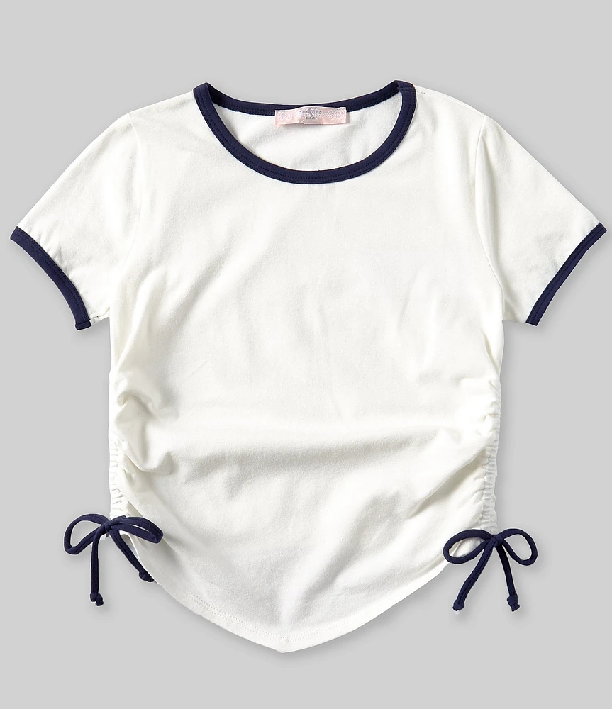 Moa Moa Big Girls 7-16 Side Tie T-shirt