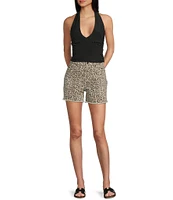 Moa Moa Halter Neck Tie Back Top