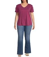 Moa Moa Plus Puff Sleeve T-Shirt