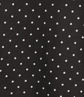 Moa Moa Plus Size 3/4 Sleeve Dot Print Top