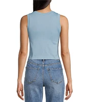 Moa Moa Seamless Crop Tank Top