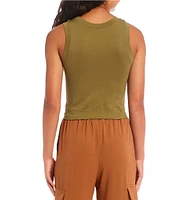 Moa Moa Seamless Crop Tank Top