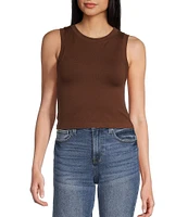 Moa Moa Seamless Crop Tank Top