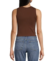 Moa Moa Seamless Crop Tank Top