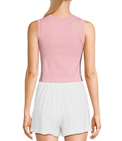 Moa Moa Seamless Crop Tank Top