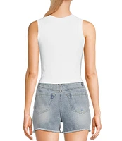 Moa Moa Seamless Crop Tank Top