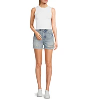 Moa Moa Seamless Crop Tank Top