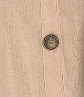 Moa Moa Short Sleeve 3-Button-Front Camp Shirt