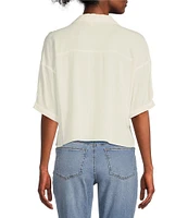 Moa Moa Short Sleeve 3-Button-Front Camp Shirt