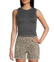 Moa Moa Sleeveless Crewneck Tank Top