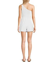 Moa Moa Sleeveless One Shoulder Romper