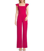 Moa Moa Sleeveless Square Neck Jumpsuit