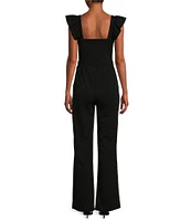 Moa Moa Sleeveless Square Neck Jumpsuit