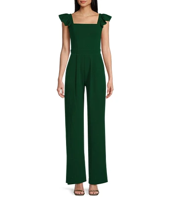 Moa Moa Sleeveless Square Neck Jumpsuit