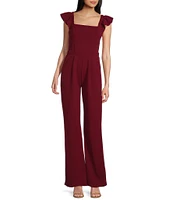 Moa Moa Sleeveless Square Neck Jumpsuit