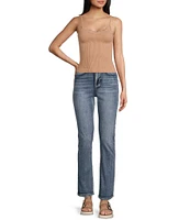Moa Moa Sleeveless V-Neck Basic Tank Top