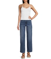Moa Moa Sleeveless V-Neck Basic Tank Top