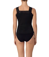 Modern Movement Everyday Reversible Square Neck to V-Neck Crepe Tank