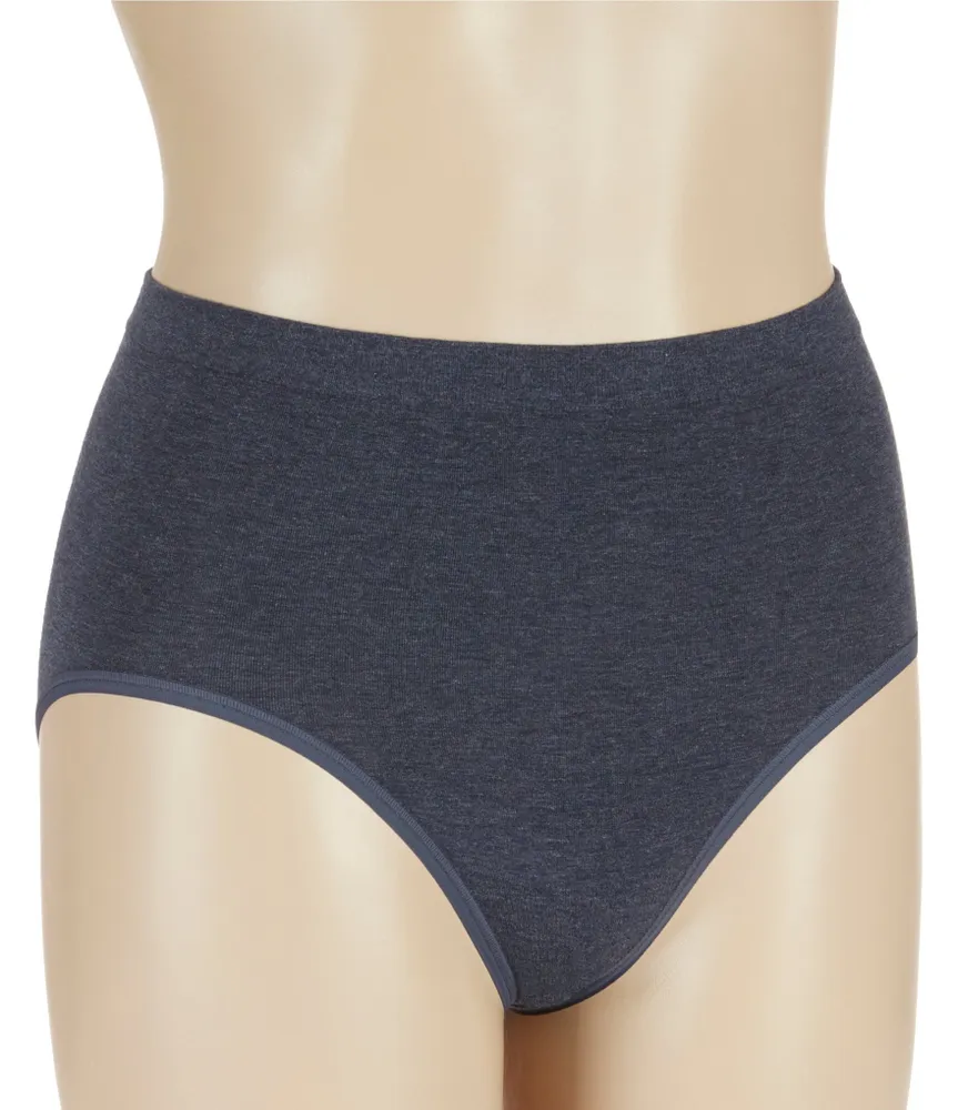 Modern Movement Heather Cotton Blend Seamless Brief