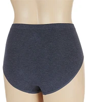 Modern Movement Heather Cotton Blend Seamless Brief