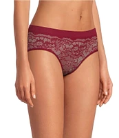 Modern Movement Jacquard Printed Microfiber Hipster Panty