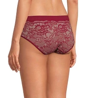 Modern Movement Jacquard Printed Microfiber Hipster Panty