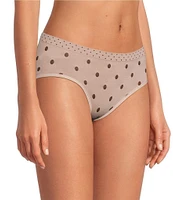 Modern Movement Jacquard Printed Microfiber Hipster Panty