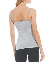 Modern Movement Solid Seamless Scoop Neck Microfiber Camisole