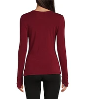 Modern Movement Warmwear Long Sleeve Crew Neck Top