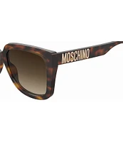 Moschino Women's MOS146S Tortoise Square Sunglasses