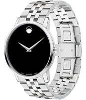 Movado Black Dial Link Bracelet Museum Classic Watch