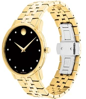 Movado Men's Museum Classic Quartz Analog Gold Stainless Steel Bracelet Watch