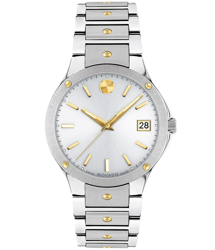 Movado SE White Sunray Dial Bracelet Watch