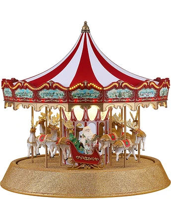 Mr. Christmas 17#double; LED Lighted & Animated Sparkle Musical Carousel