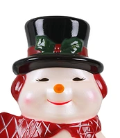 Mr. Christmas 24-inch Lit Snowman Blow Mold Decor