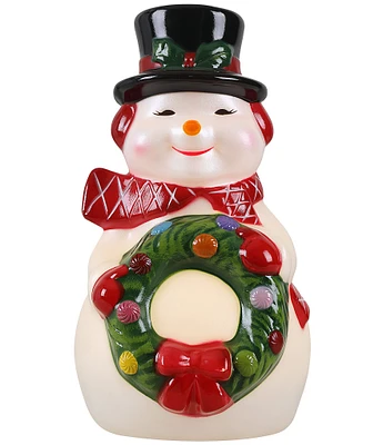 Mr. Christmas 24-inch Lit Snowman Blow Mold Decor