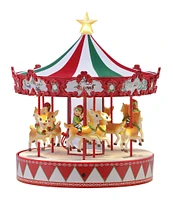 Mr. Christmas LED Lighted & Animated Vintage Carousel