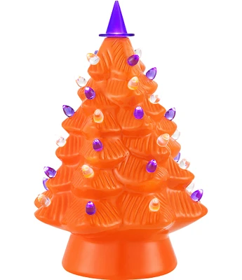 Mr. Halloween 12#double; Orange Halloween LED Tree Decor