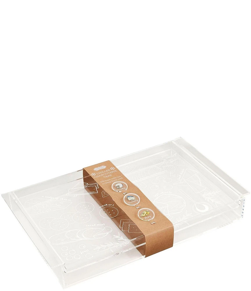 Mud Pie Acrylic Chiller Charcuterie Tray